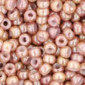 11/0 TOHO SEED - Marbled Opaque Beige Pink