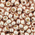 11/0 TOHO Seed Bead - PermaFinish - Galvanized Sweet Blush