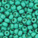 11/0 TOHO Seed Bead - PermaFinish - Matte Galvanized Green Teal