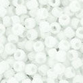 15/0 TOHO Seed Bead - Opaque-Frosted White