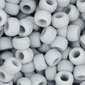 8/0 TOHO Seed Bead - Opaque-Frosted Grey