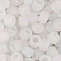 8/0 TOHO Seed Bead - Transparent-Rainbow Frosted Crystal