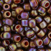 8/0 TOHO Seed Bead - Semi Glazed Rainbow - Burnt Orange