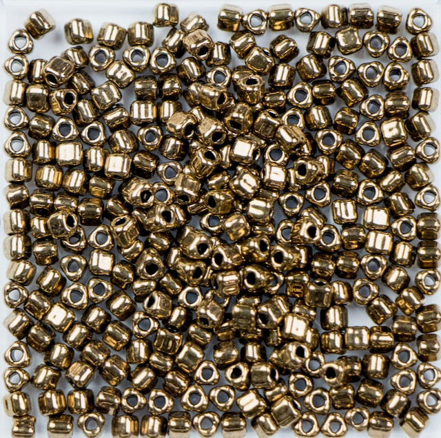 Miyuki 8/0 TRIANGLE Beads - Metallic Dark Bronze