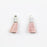 17-20mm Tassel with Silver Cap - Blush