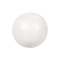 Crystal Brilliance 6mm Round Pearls - White