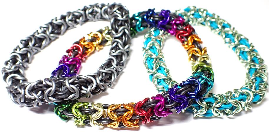 HyperLynks Stretchy Turkish Round Bracelet Kit - Slate and Black