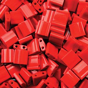 Miyuki TILA Beads - Opaque Red
