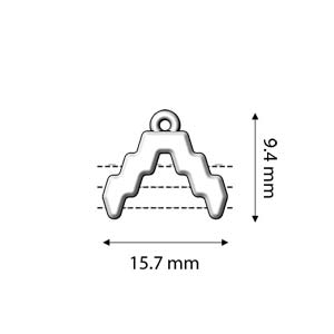 Menites - Superduo Bead Ending - 24kt. Gold Plate