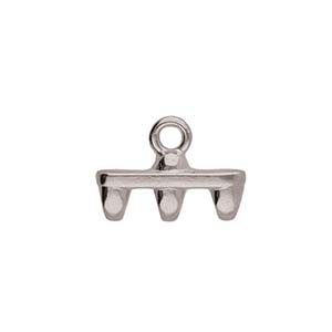 Rozos III - Superduo Bead Ending - Antique Silver Plate