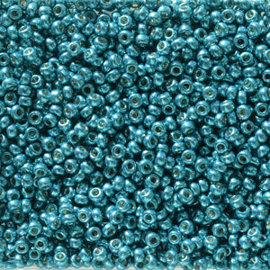 11/0 Miyuki SEED Bead - Duracoat Galvanized Capri Blue