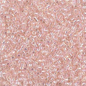 11/0 Miyuki DELICA Bead Pack - Transparent Pink Mist
