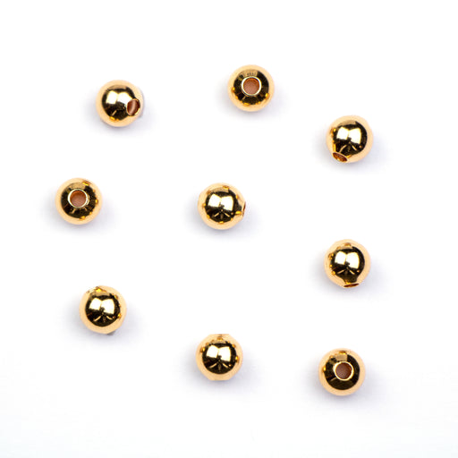 6mm Metal Bead - Gold