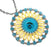 HyperLynks Sunflower Mandala Pendant Kit - Support for Ukraine