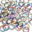 16swg (1.6mm) 5/16in. (8.42mm) ID 5.26AR Rainbow Titanium Jump Rings